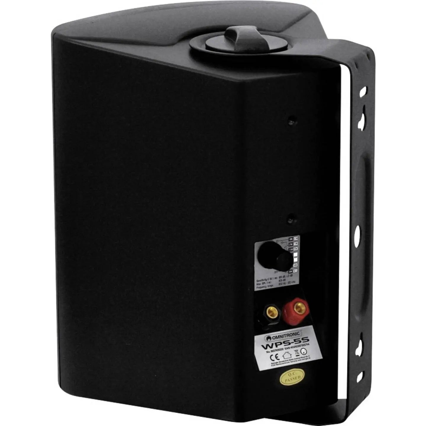 B-Ware Omnitronic Wandlautsprecher Universal Ela Lautsprecher Schwarz Wps 5 S - 4026397315714