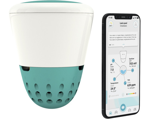 B-Ware Ondilo Ico Smart Pool Sensor Salz Personalisierte Wasserpflege Schwimmer - 3701168000457