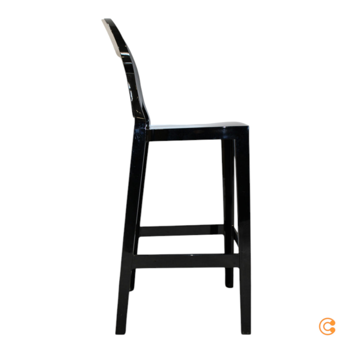 Kartell One More Barhocker H75 Schwarz SIEHE TEXT/FOTO - 8058967169164