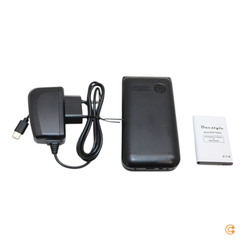 C-Ware Onestyle Mobiltelefon Unisoc T107 Handy Telefon Gold Schwarz Siehe Text/Foto - 6975020870541