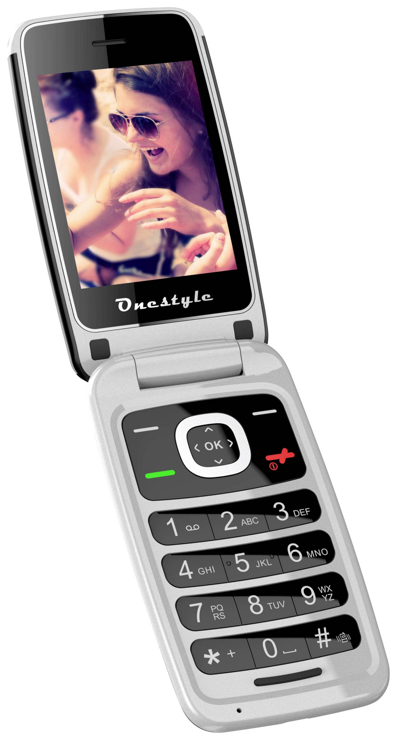 Onestyle Silver Plus Klapp Handy Silber Tastenhandy Mobiltelefon Siehe Text B-Ware - 6975020870350