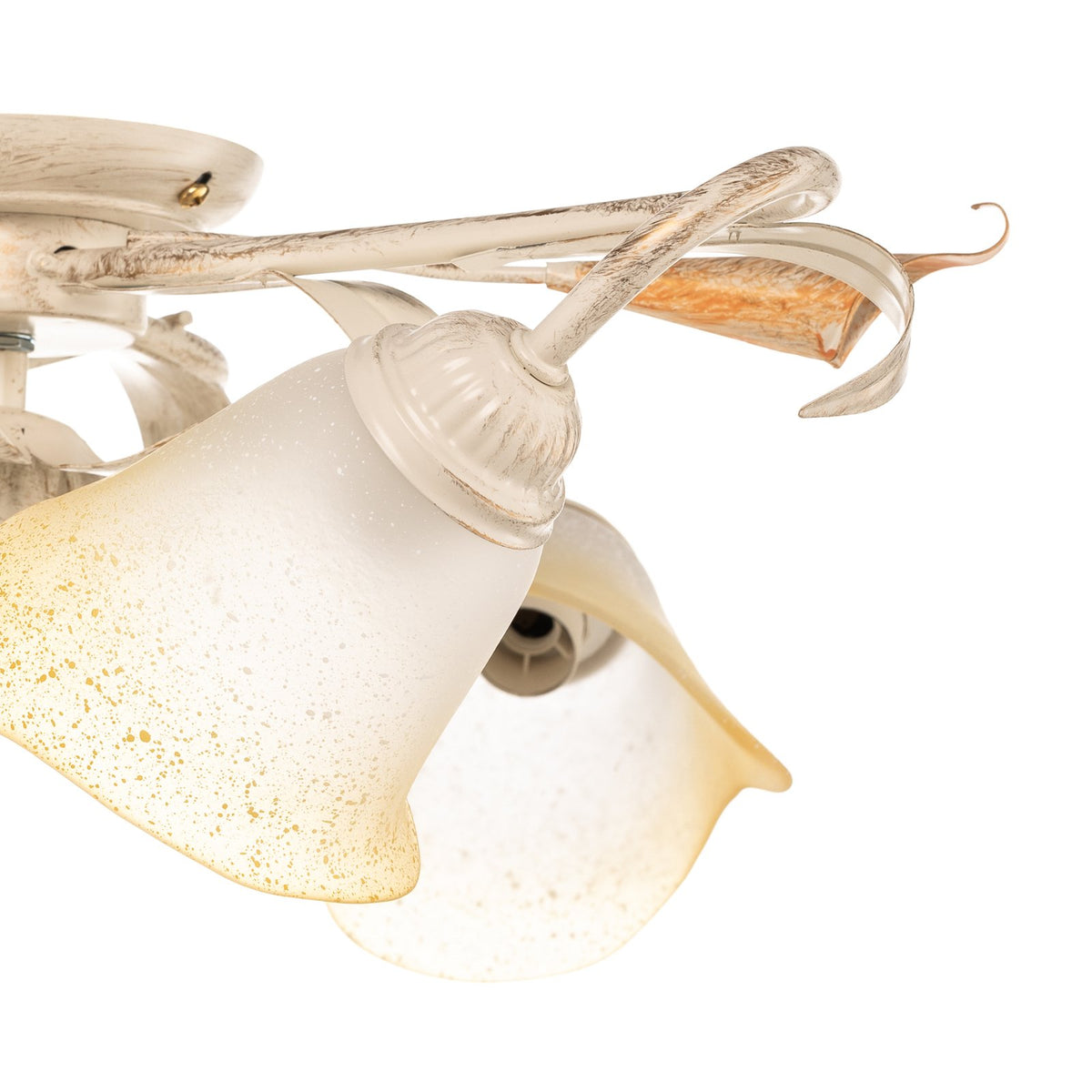 ONLI Deckenleuchte Lucrezia dreiflammig elfenbein Deckenlampe Lampe Leuchte Spot - 8030626522251