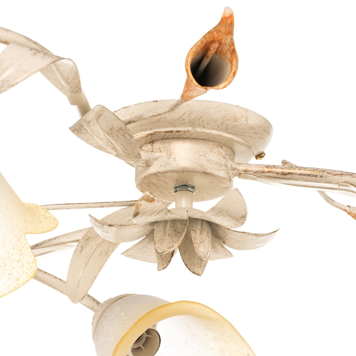 ONLI Deckenleuchte Lucrezia dreiflammig elfenbein Deckenlampe Lampe Leuchte Spot - 8030626522251
