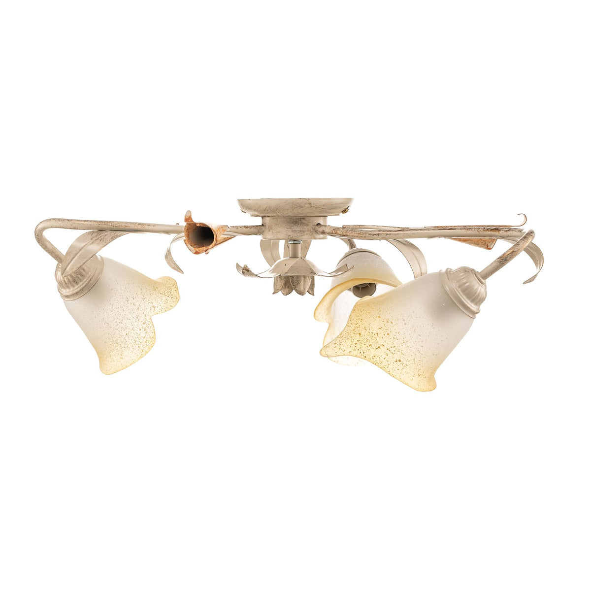 ONLI Deckenleuchte Lucrezia dreiflammig elfenbein Deckenlampe Lampe Leuchte Spot - 8030626522251