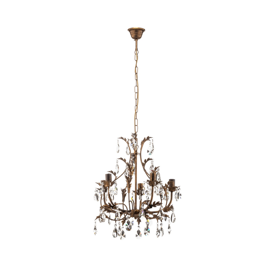 Onli Kronleuchter Botte Aus Metall Fünfflammig Bronze Deckenlampe Lampe Leuchte B-Ware - 8030626541801