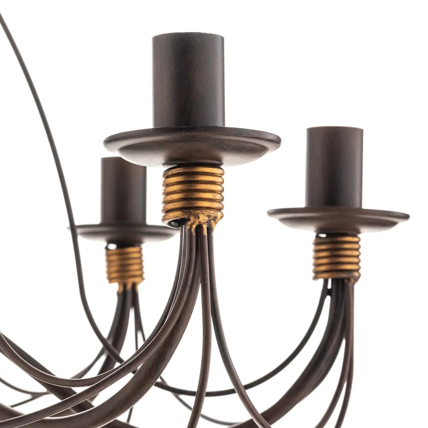 B-Ware Onli Kronleuchter Deckenleuchte Fiamma Marrone Eisen Bronze 8 Flg Siehe Text - 8030626515925