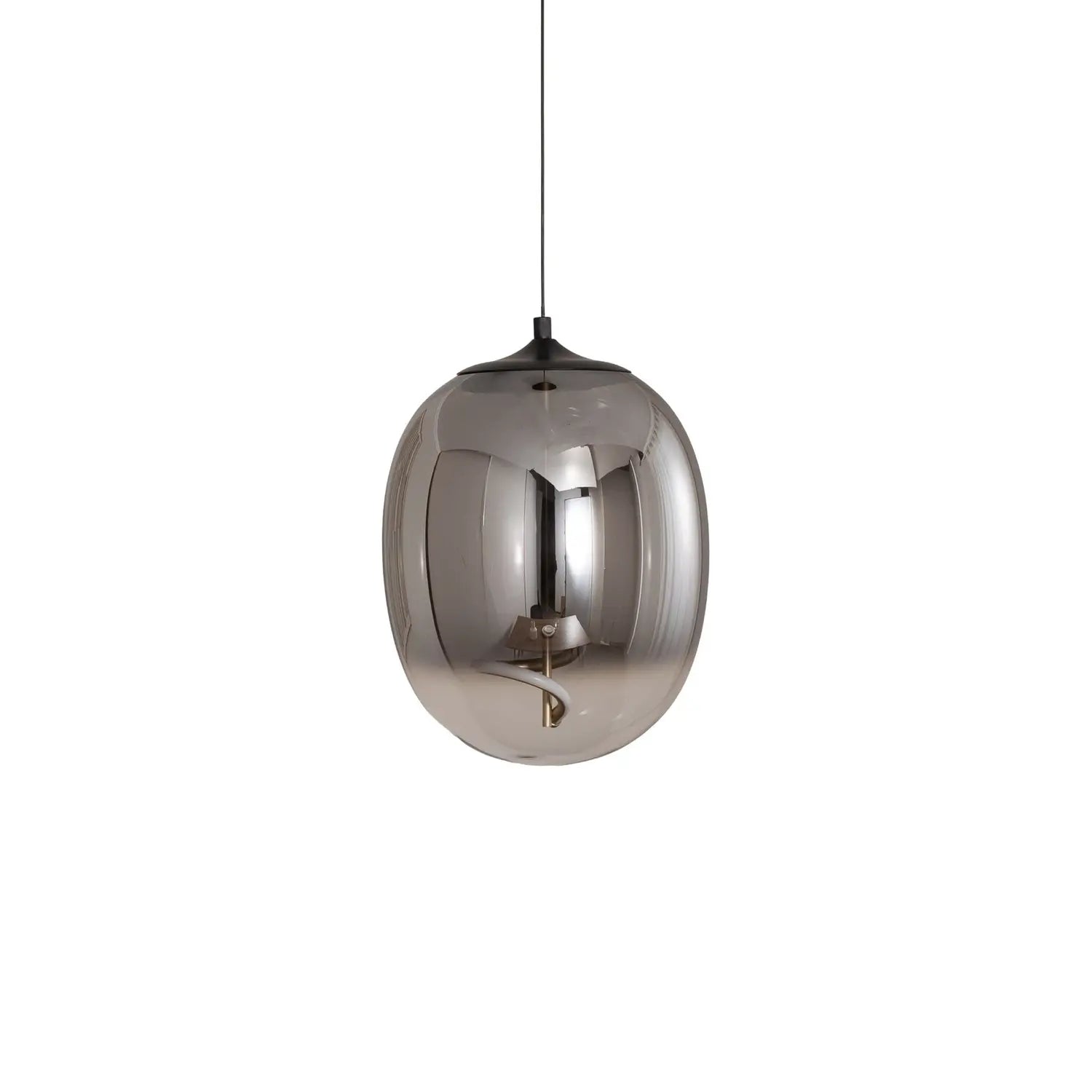 B-Ware Onli Pendelleuchte Hängeleuchte Led Glas Rauchgrau Lilly Wohnzimmer 4000 K 28 Cm - 8030626544925