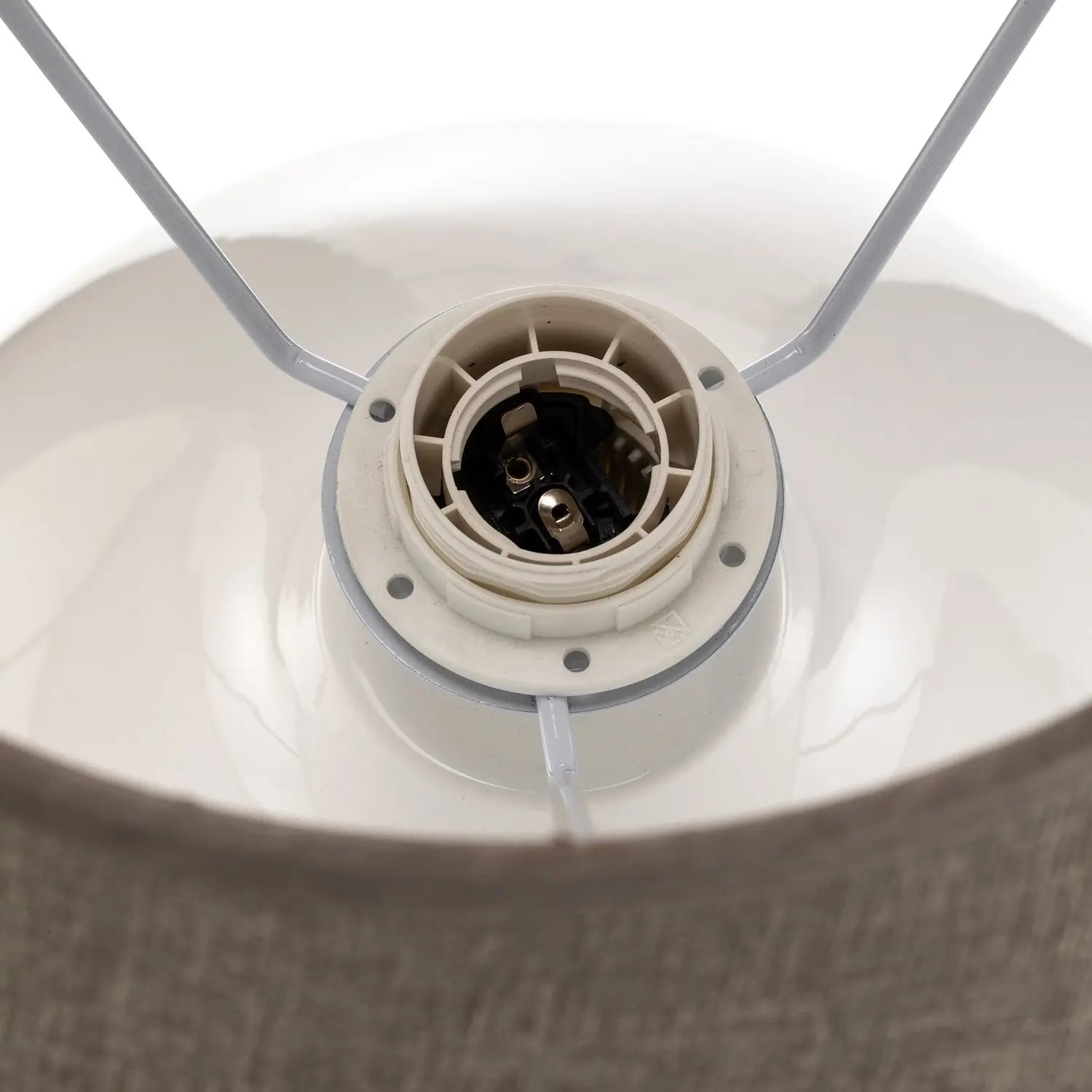 B-Ware Onli Sfera Tischleuchte Lampe Höhe 53 Cm Hauptleuchte Weiß Grau Beleuchtung E27 - 8030626535930