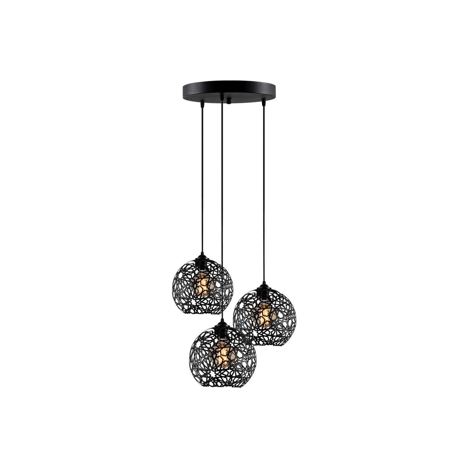 B-Ware Opviq Fellini Mr 787 Rondell Hängelampe Hängeleuchte Lampe Leuchte Pendelleuc135 - 8681875641776