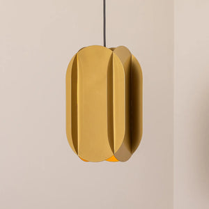 B-Ware Opviq Hängeleuchte Pendelleuchte Corner Gold Metall Lampe Leuchte E27
