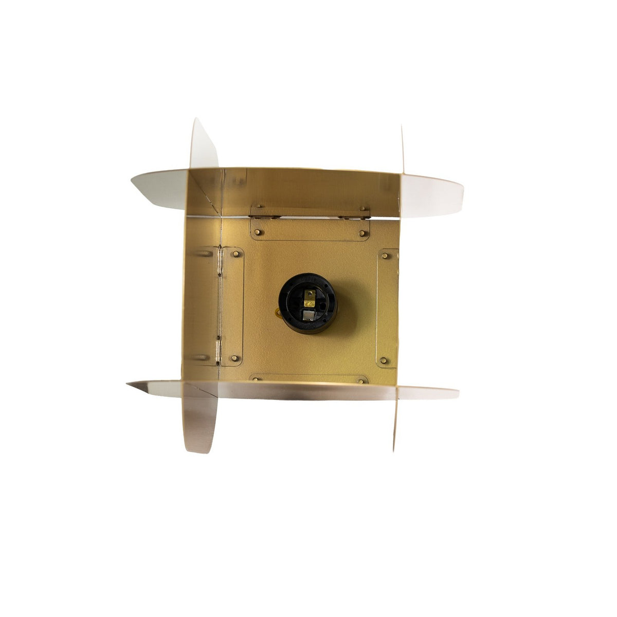 Opviq Hängeleuchte Pendelleuchte Corner gold Metall Lampe Leuchte E27 - 8684283486571