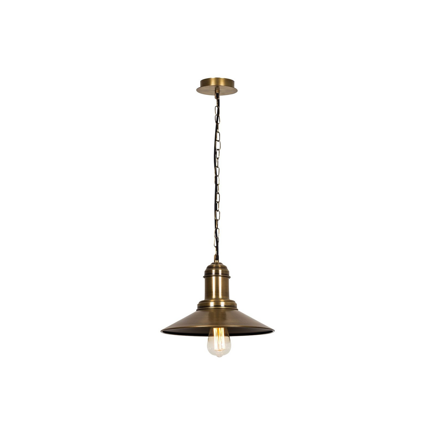 Opviq Hängeleuchte Pendelleuchte Sivani Leuchte Mr 639 1 Flg ø30cm Gold Antik    B-Ware - 8681875637861