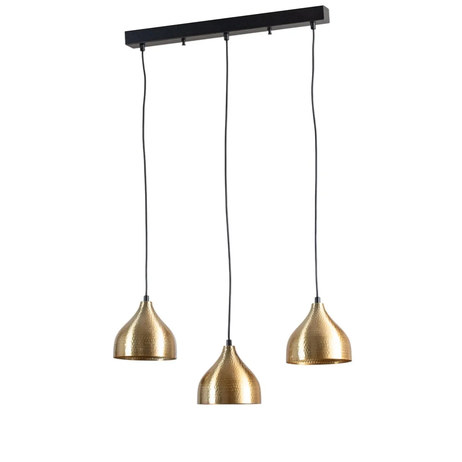 B-Ware Opviq Hängeleuchte Pendelleuchte Tattoo 6214 Goldfarben Metall 3 Flammig Linear - 8682870090446