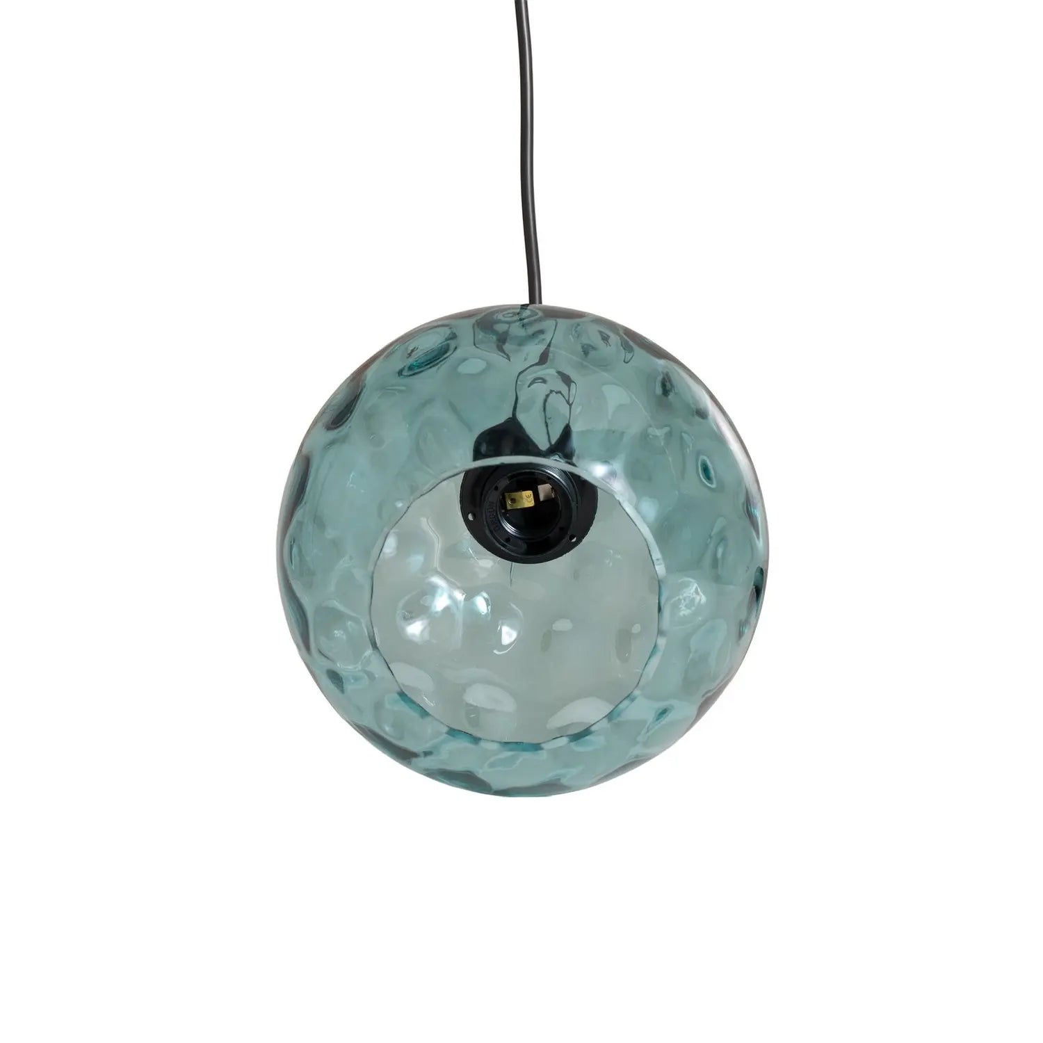 B-Ware Opviq Pendelleuchte Hängelampe Benek Glas Blau E27 Lampe 20cm Siehe Text - 8684283472031