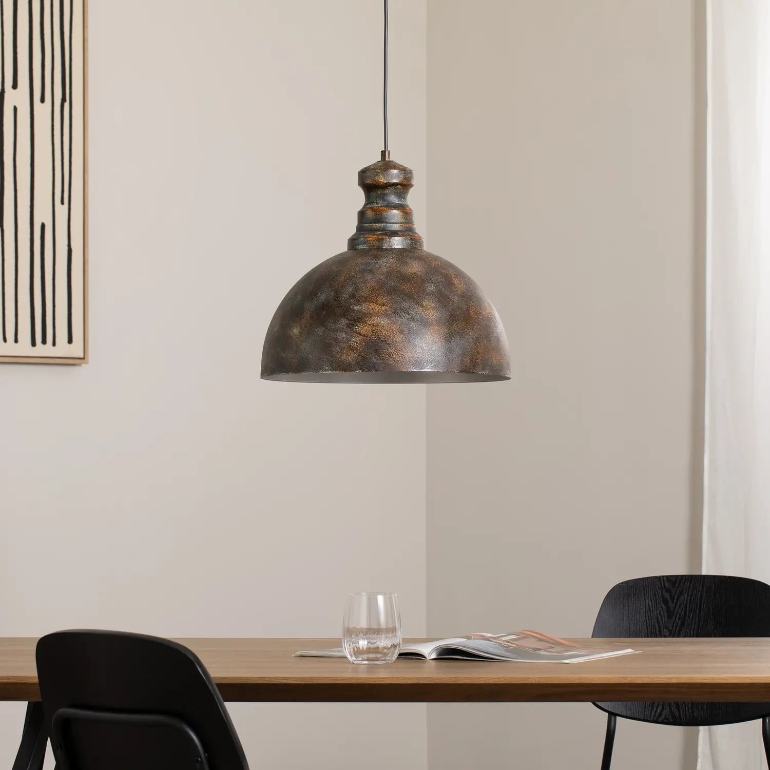 B-Ware Opviq Pendelleuchte Hängeleuchte Saglam Metall Vintage Design E27 Led Siehe Text - 8684283480364