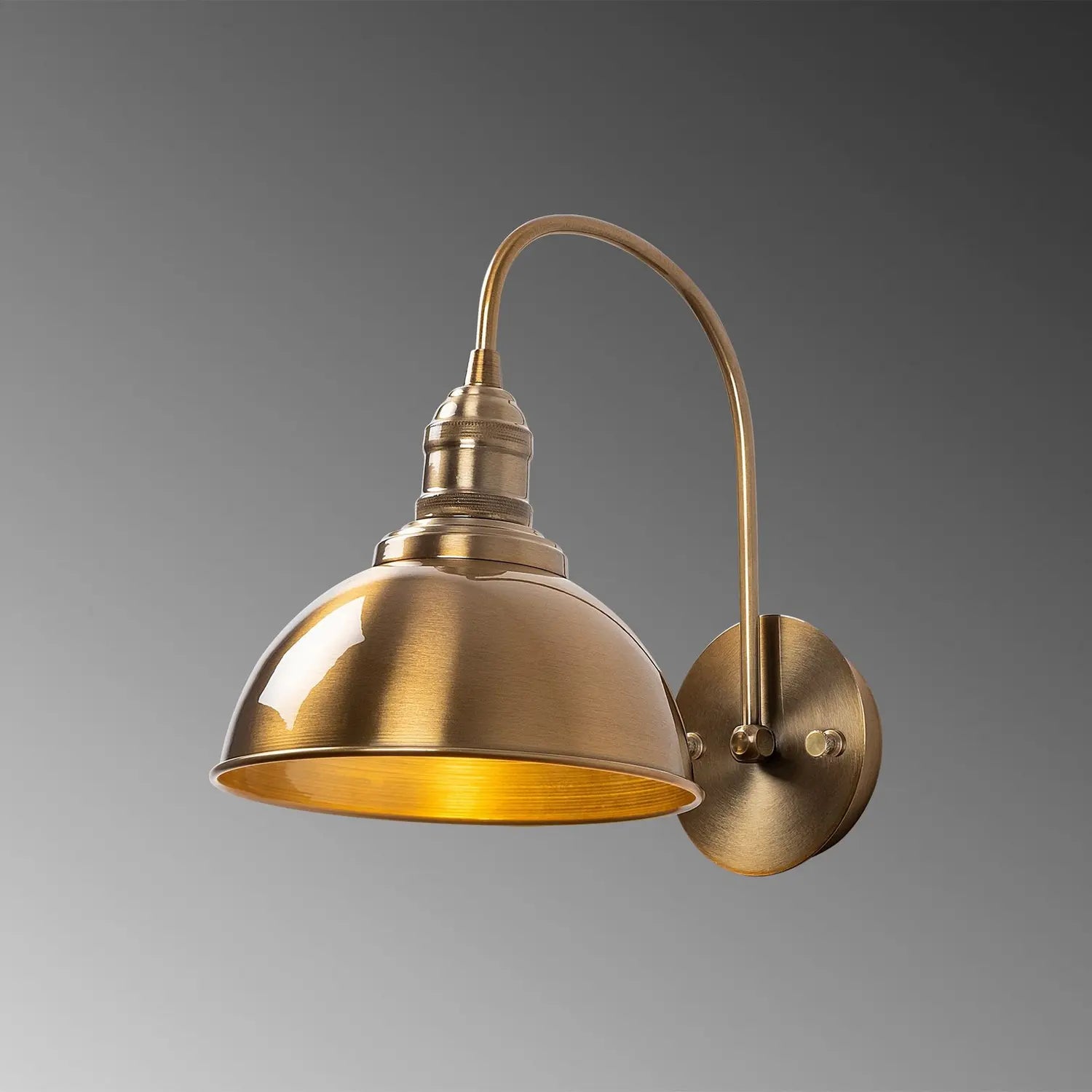 B-Ware Opviq Wandleuchte Lampe Saglam Metall Gold Höhe 36 Cm Innenbeleuchtung - 8684283492367