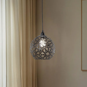 B-Ware Opviq Fellini Hängelampe Pendelleuchte Mr 785 Lampe 1 Flammig ø 25cm Schwarz