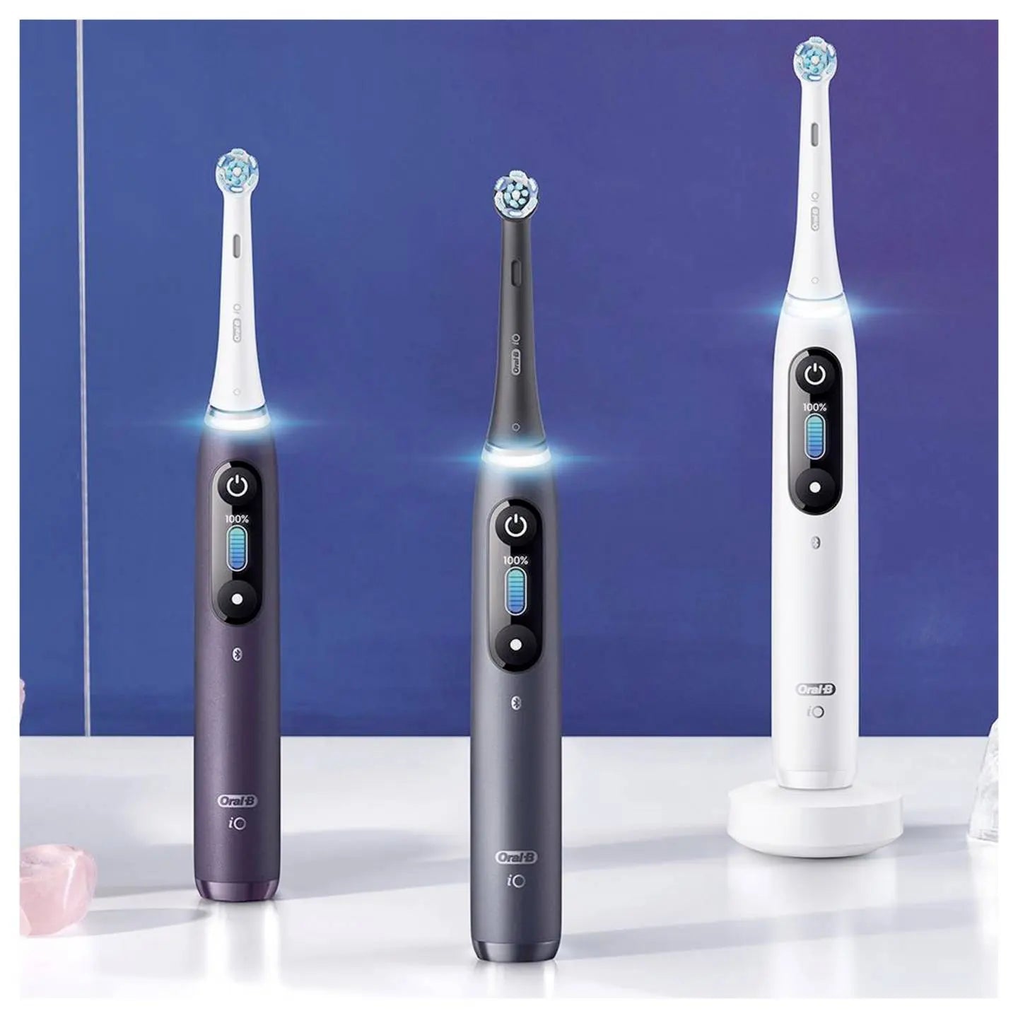 B-Ware Oral B Zahnbürste Elektrische Schallzahnbürste Braun I O Serie 8 Schwarz Handteil - 4210201363095