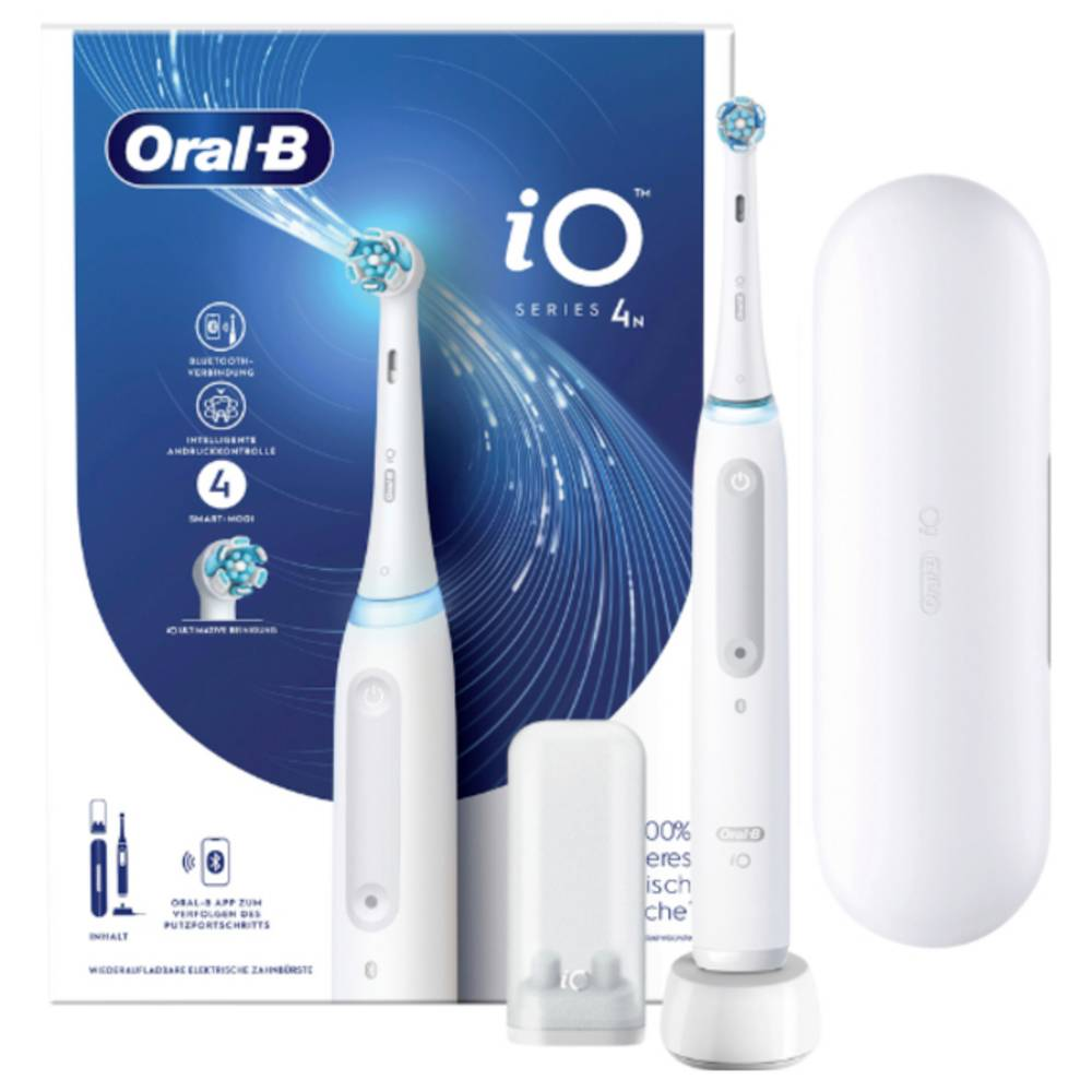 B-Ware Oral B I O Series 4 N White Zahnbürste Bürste Elektrische Zahnpflege Aufsteckk876 - 4210201414681