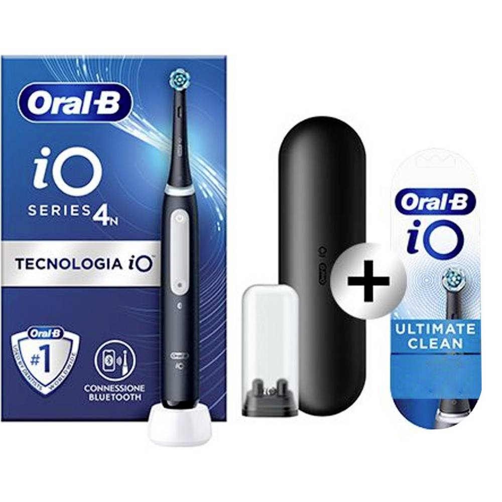 Oral B I O Series 4 N 414728 Elektrische Zahnbürste Rotierend/Oszilierend Schwarz B-Ware