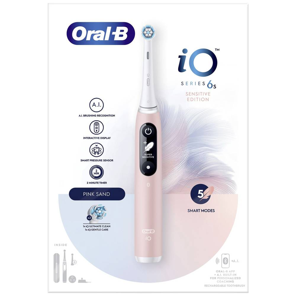 B-Ware Oral B I O Series 6s Rosa 4210201427384 Elektrische Zahnbürste Rotierend Oszilier - 4210201427384