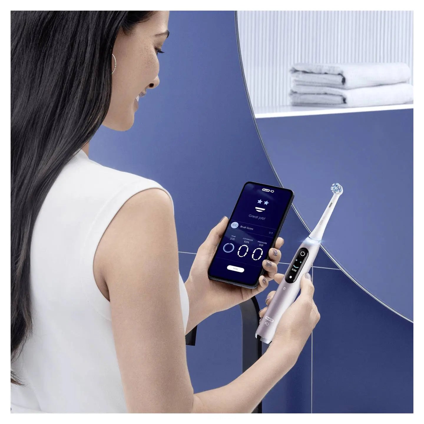 B-Ware Oral B I Om9.1 A1.5 Adh Rowe Rq Pl Box Pthbr Zahnbürste Bürste Elektrisch Weiß - 4210201406730