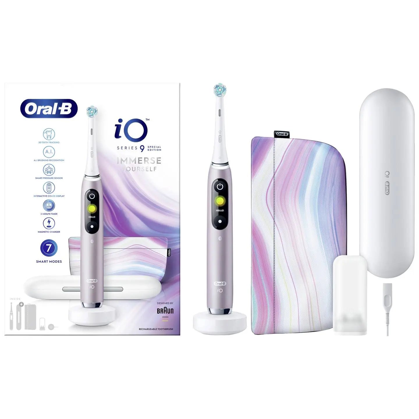 B-Ware Oral B I Om9.1 A1.5 Adh Rowe Rq Pl Box Pthbr Zahnbürste Bürste Elektrisch Weiß - 4210201406730