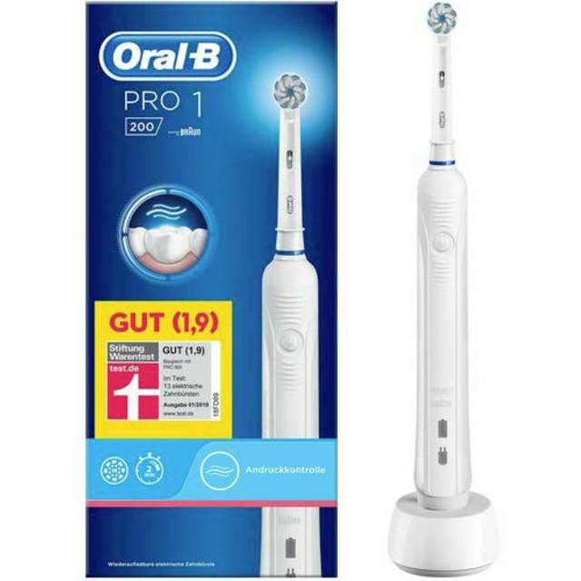 Oral B Pro 1 200 Elektrische Zahnbürste Rotierend Oszilierend Pulsieren Timer B-Ware - 4210201276722