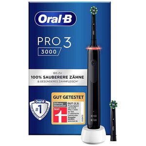 B-Ware Oral-B Pro 3 3000 Cross Action 350931 Elektrische Zahnbürste Oszilierend schwarz