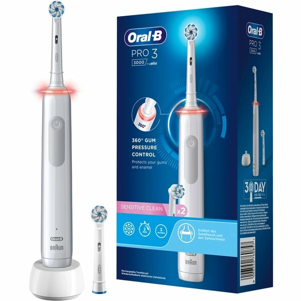 Braun Oral B Pro 3 3000 Sensitive Clean Elektrische Zahnbürste Elektrozahnbürste B-Ware