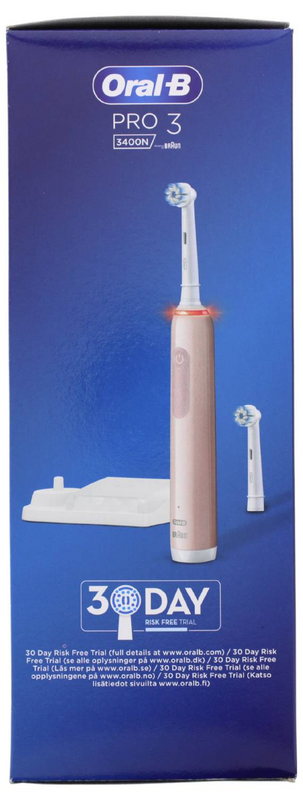 Oral B Pro3 3400 N Pink Sensitive Pro3 3400 N Elektrische Zahnbürste Zahnreinigung B-Ware