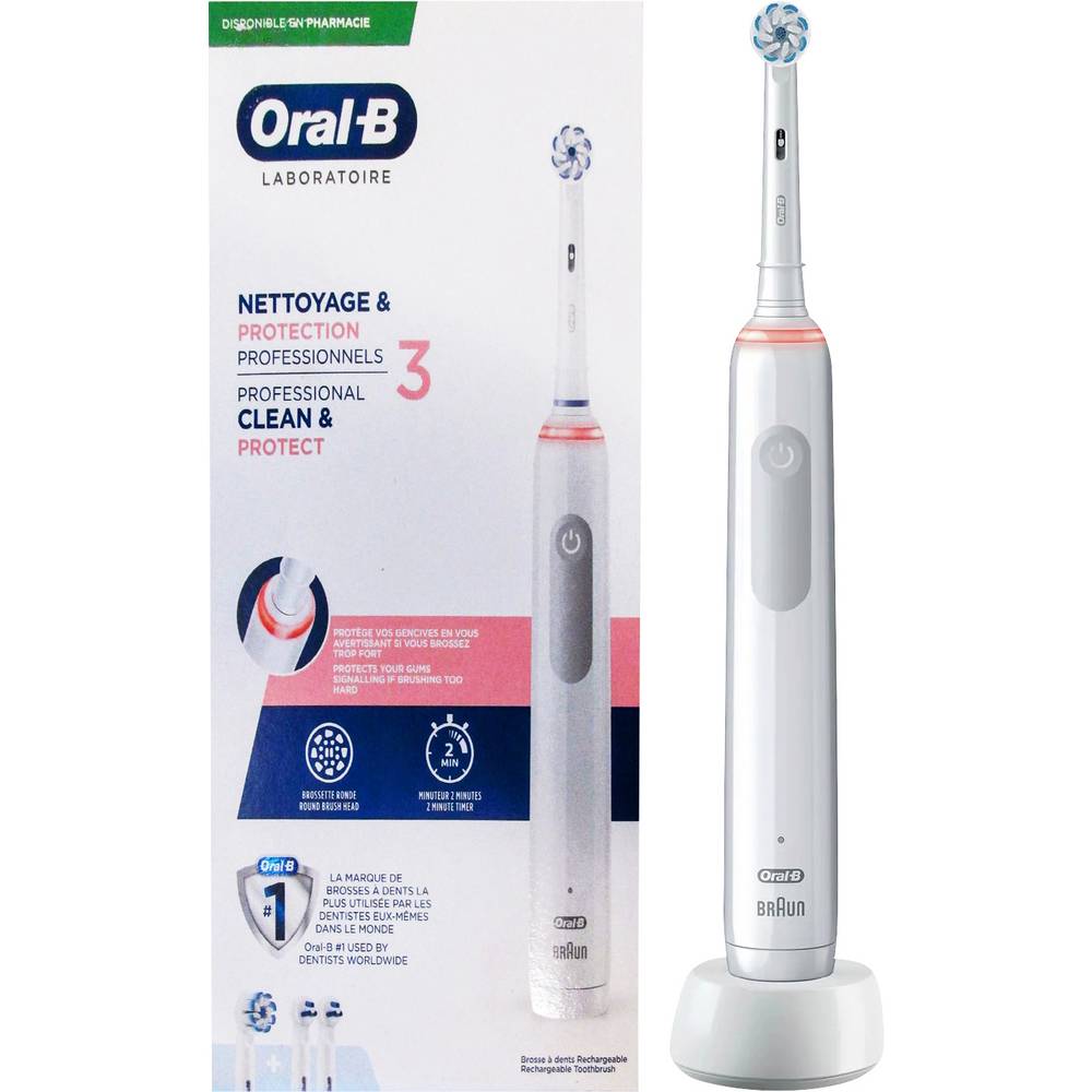 Oral-B Professional 3 Clean & Protect 462211 Elektrische Zahnbürste Zahnpflege - 8006540760345