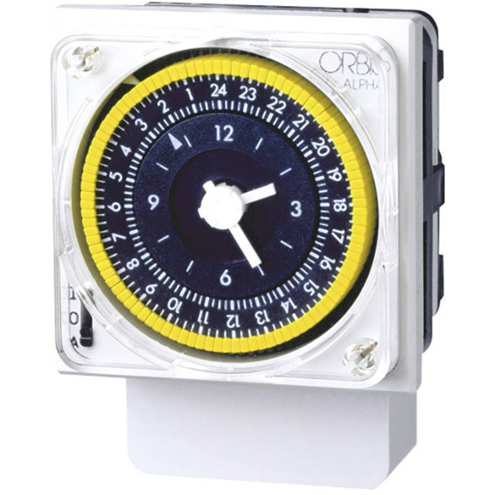 Orbis Zeitschalttechnik Ob270323 Zeitschaltuhr Für Hutschiene Alpha Qrs 230 V/Ac B-Ware
