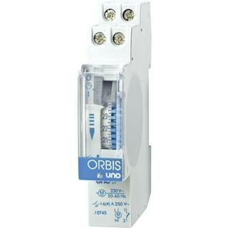 B-Ware Orbis Zeitschalttechnik Uno Hutschienen Zeitschaltuhr Schaltuhr Analog 230 V/Ac - 8426709001896