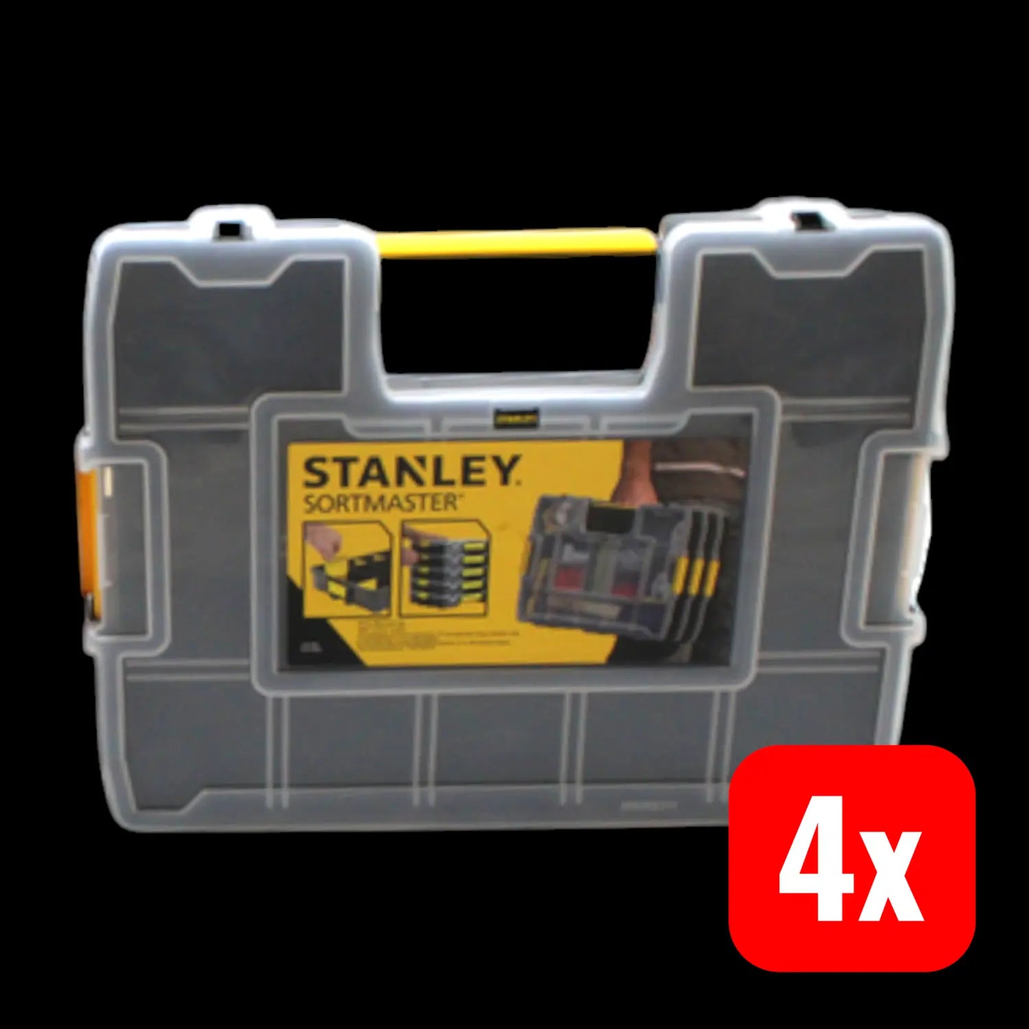 B-Ware Stanley 1 97 483 Universal Sortimentskasten Organizer Sortimentkoffer 4 Stück - 3253561974830
