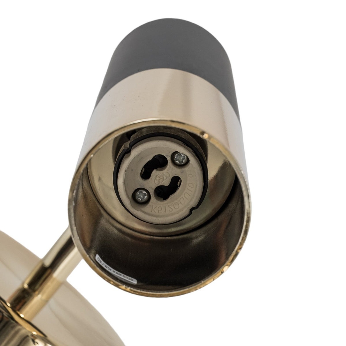 Orino Wandleuchte Leuchte Wandlampe schwarz gold Metall GU10 Made in EU 25cm - 5905563003879