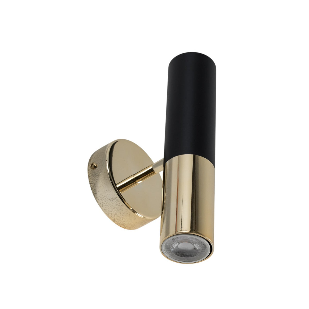 Orino Wandleuchte Leuchte Wandlampe schwarz gold Metall GU10 Made in EU 25cm - 5905563003879