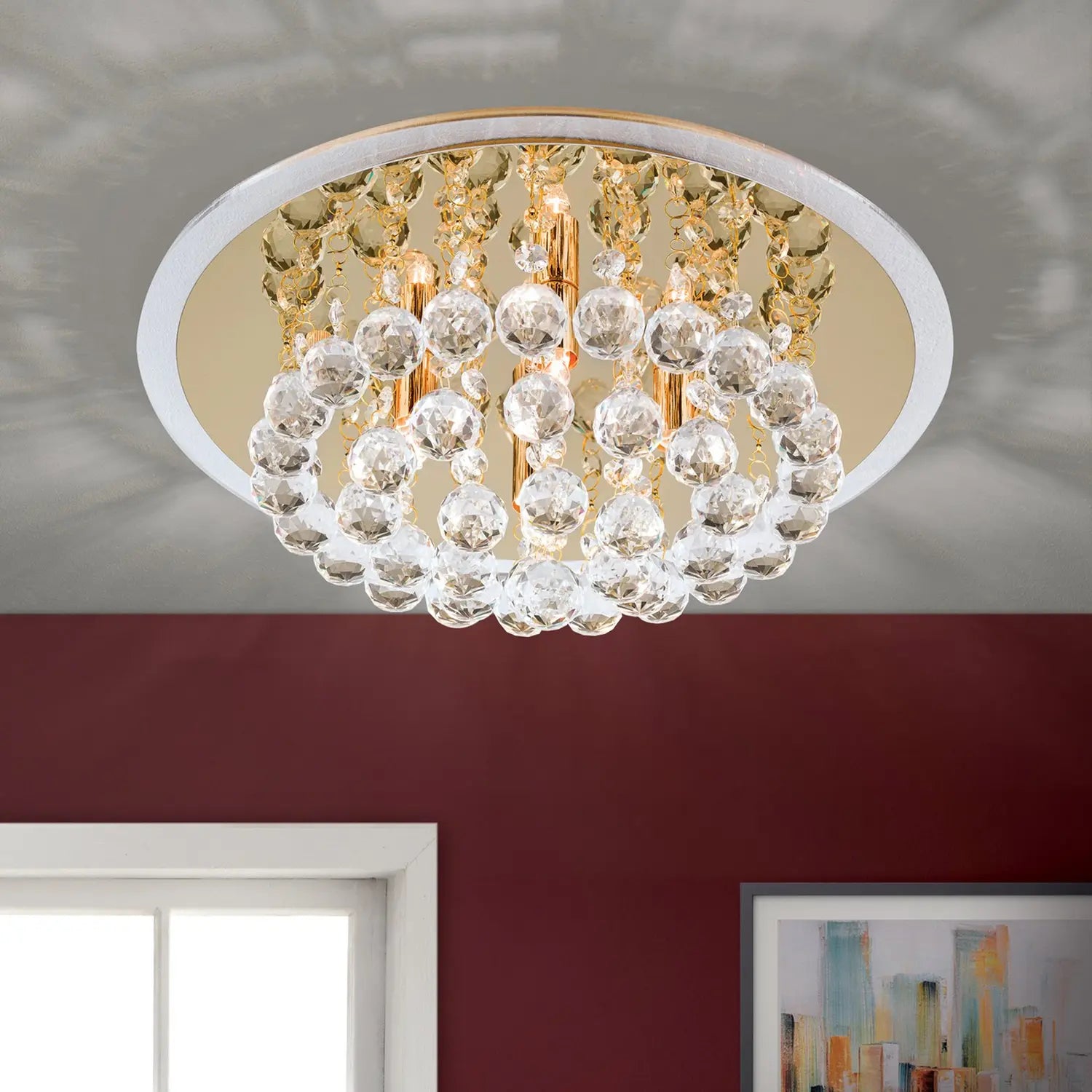 B-Ware Orion Deckenleuchte Lampe Kristallleuchte Tuila Kristallleuchte 38 Cm Siehe Text - 9003090216888