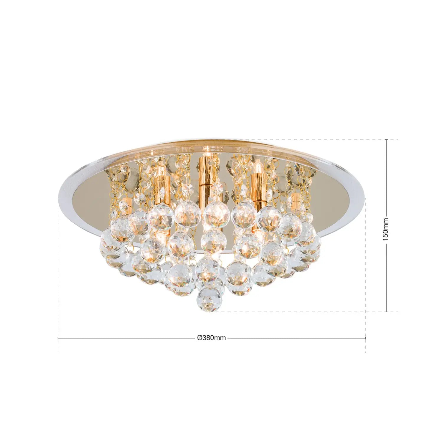 B-Ware Orion Deckenleuchte Lampe Kristallleuchte Tuila Kristallleuchte 38 Cm Siehe Text - 9003090216888