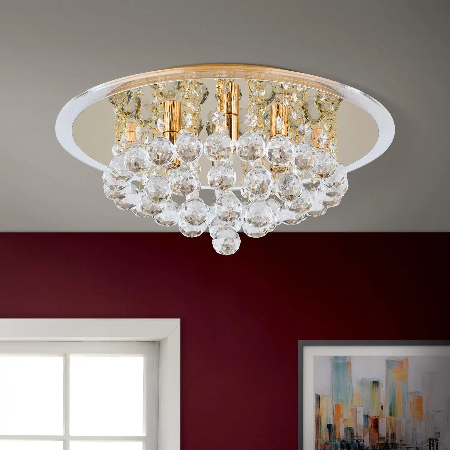 B-Ware Orion Deckenleuchte Lampe Kristallleuchte Tuila Kristallleuchte 38 Cm Siehe Text - 9003090216888