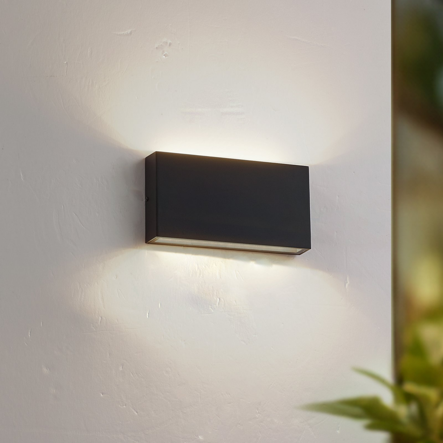 B-Ware Lindby Led Außenwandlampe Leuchte Jarte Schwarz Metall Ip54 17cm - 4251911799149