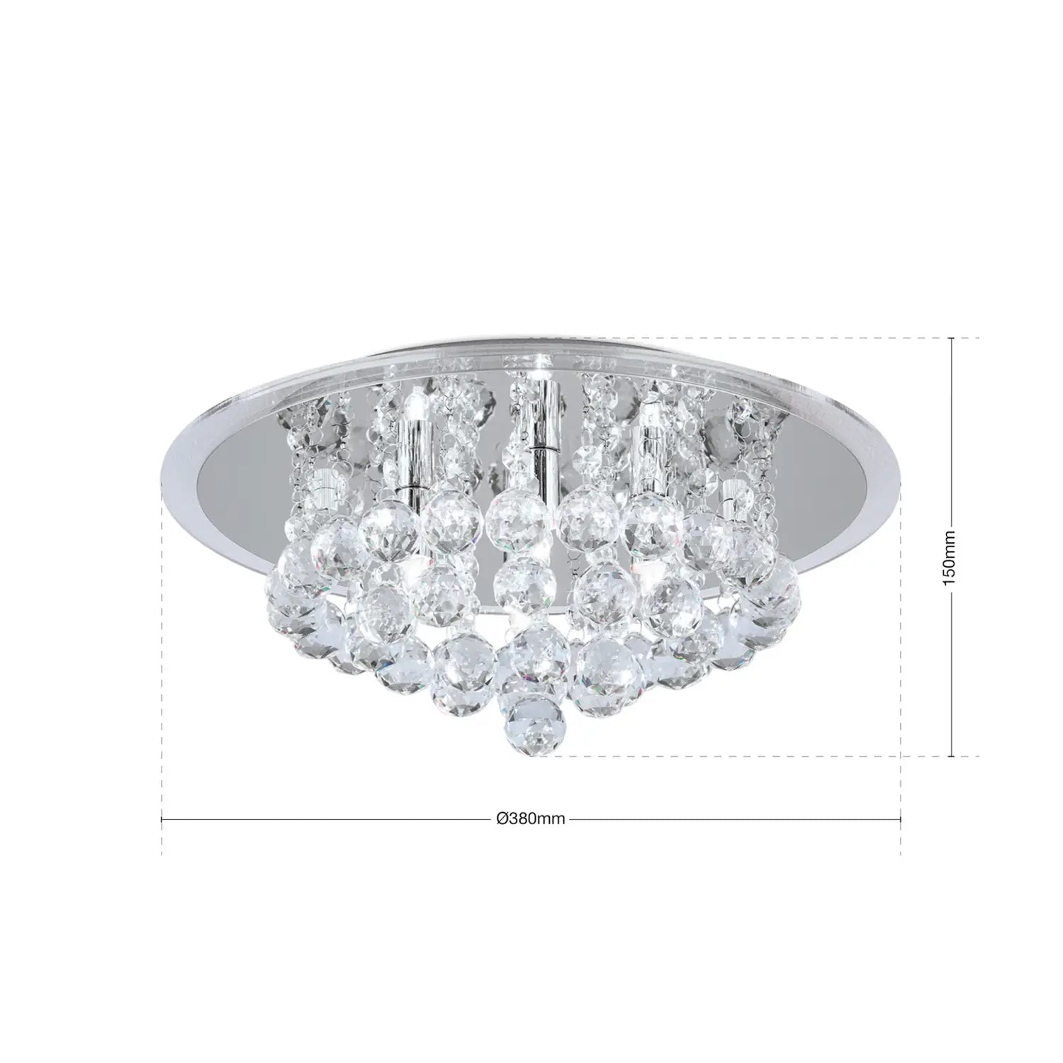 B-Ware Orion Brillante Deckenleuchte Despina 38 Cm - 9003090197750