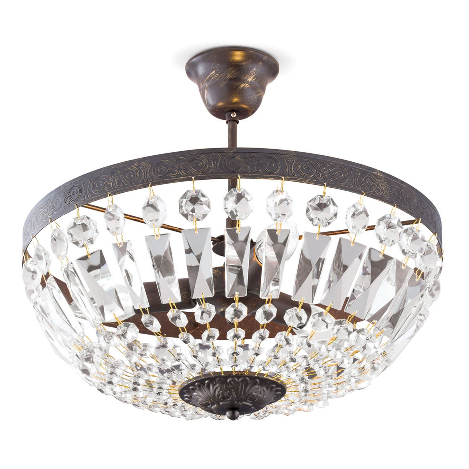 B-Ware Orion Deckenleuchte Lampe Kristallketten Arila Deckenlampe ø 40 Cm - 9003090208739