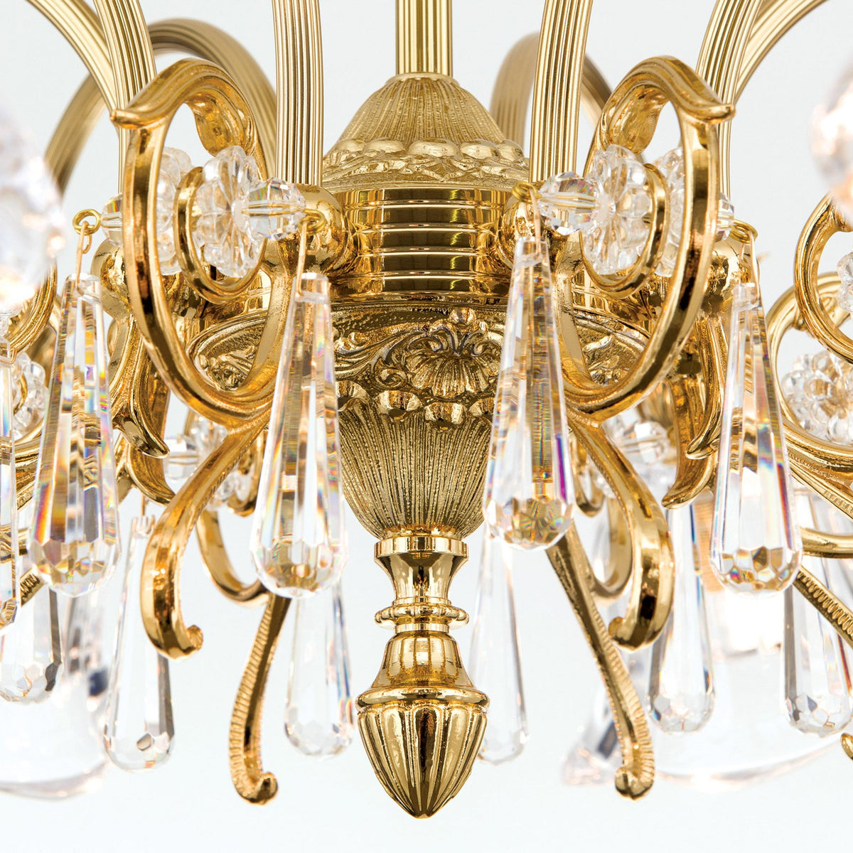 ORION Deckenleuchte Leuchte Kaisa 24 Karat vergoldet 8-flammig Gold Deckenlampe - 9003090214778