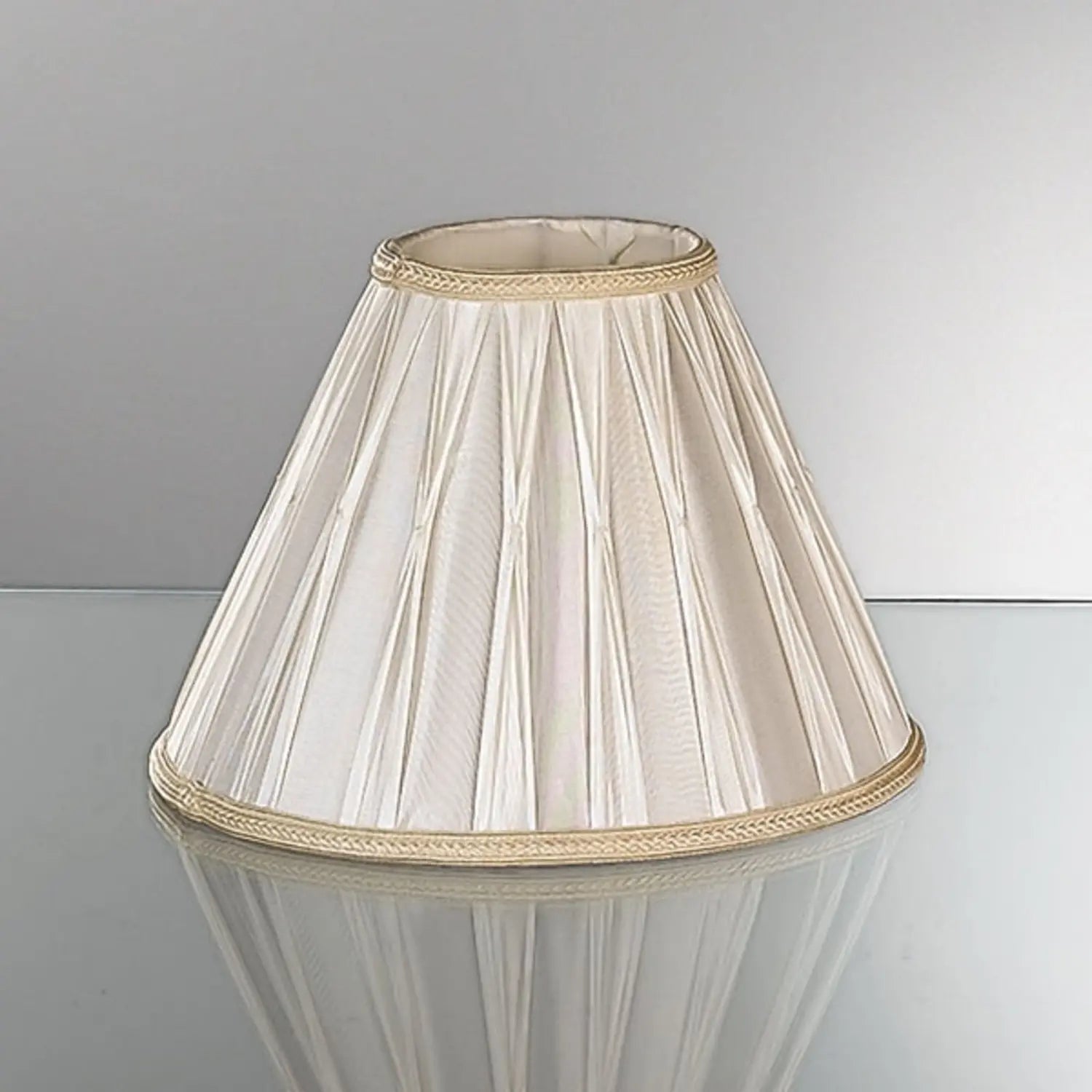 B-Ware Orion Ersatzschirm Lampenschirm Schirm Tischleuchte Plissee Textil Creme 30,5 Cm - 9003090210459