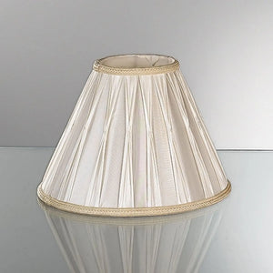B-Ware Orion Ersatzschirm Lampenschirm Schirm Tischleuchte Plissee Textil Creme 30,5 Cm