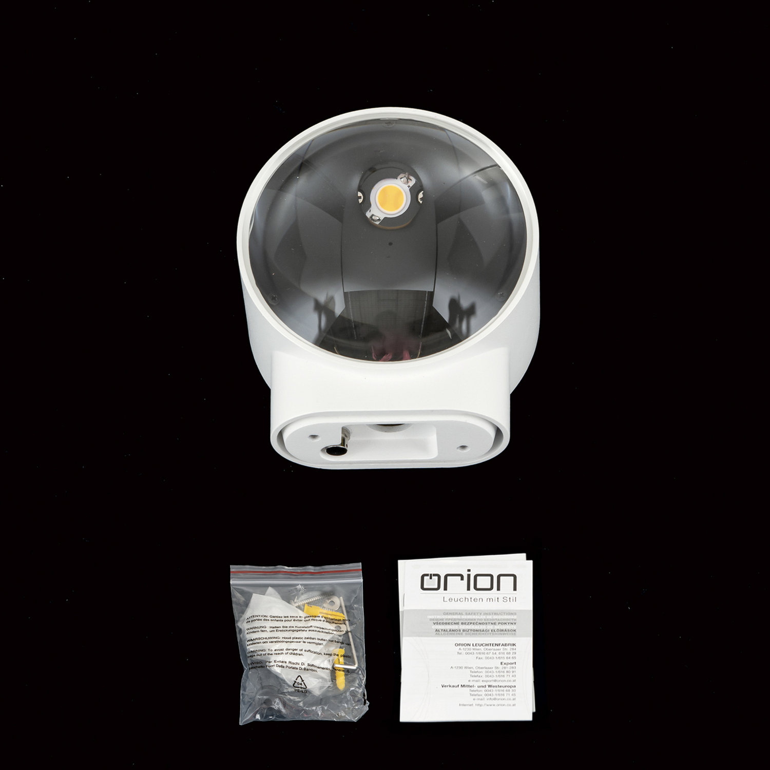B-Ware Orion Led Außenwandlampe Wandbeleuchtung Tatra Weiß Aluminium 11 W Ip65 Dimmbar   - 9003090279104