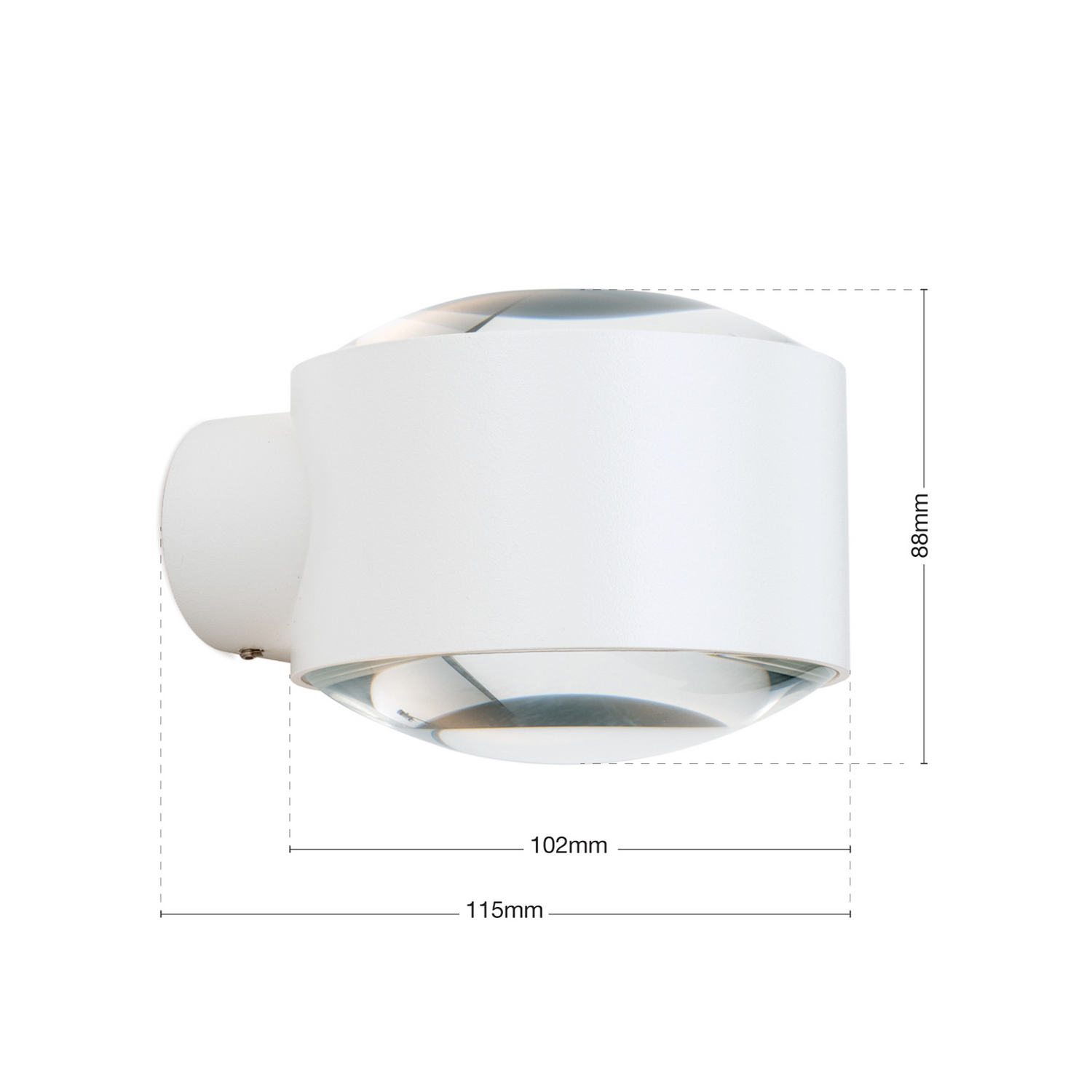 B-Ware Orion Led Außenwandlampe Wandbeleuchtung Tatra Weiß Aluminium 11 W Ip65 Dimmbar   - 9003090279104