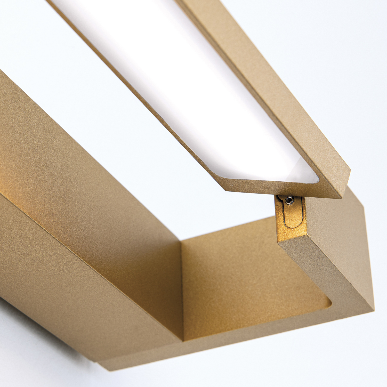 B-Ware Orion Led Bad Wandlampe Leuchte Marylin Lampe 90 Cm Gold Aluminium Spot Licht