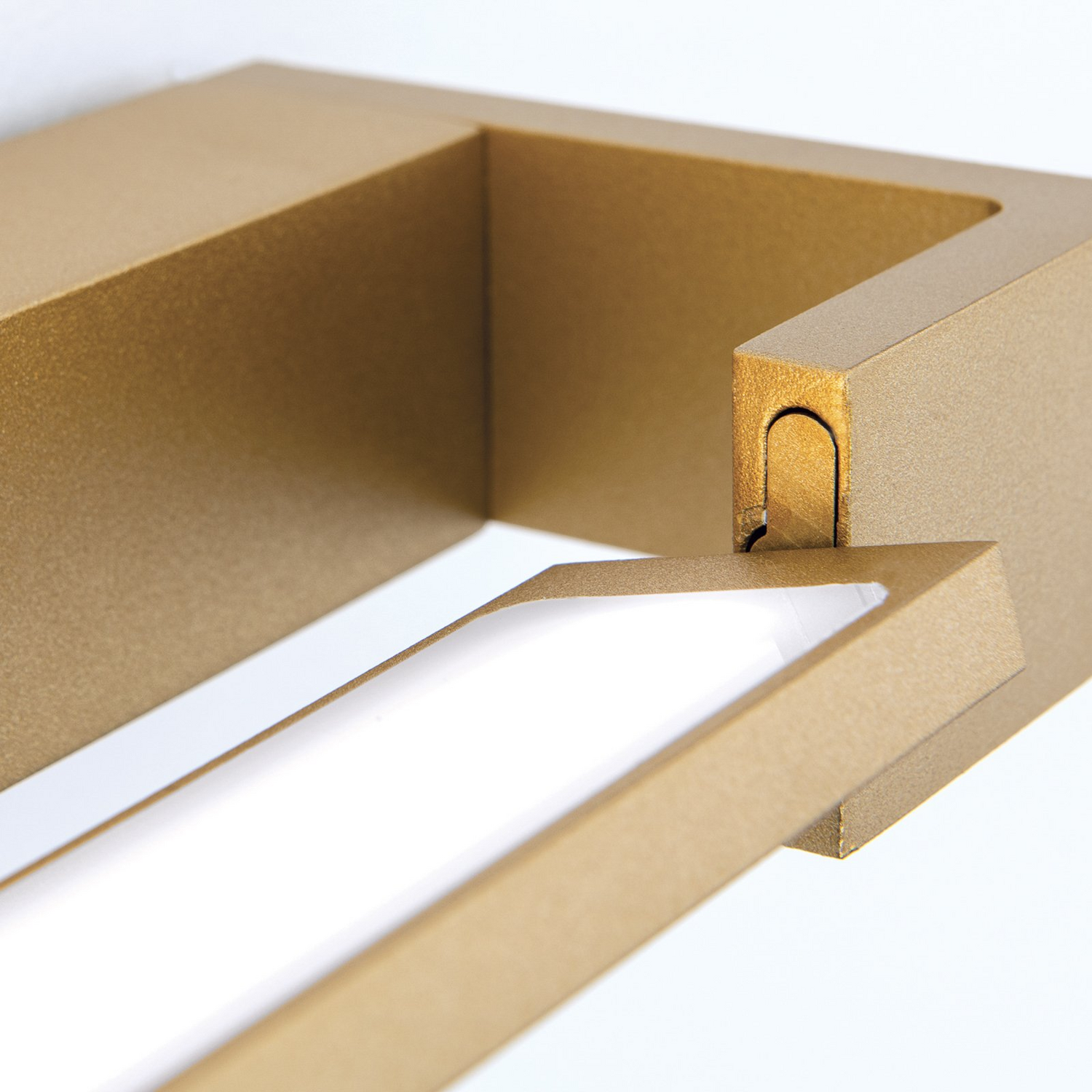 B-Ware Orion Led Bad Wandlampe Leuchte Marylin Lampe 90 Cm Gold Aluminium Spot Licht